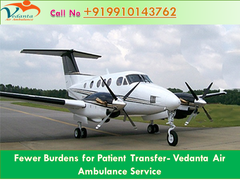 Vedanta Air Ambulance Service in Bokaro and Darbhanga with all Health Equipments2